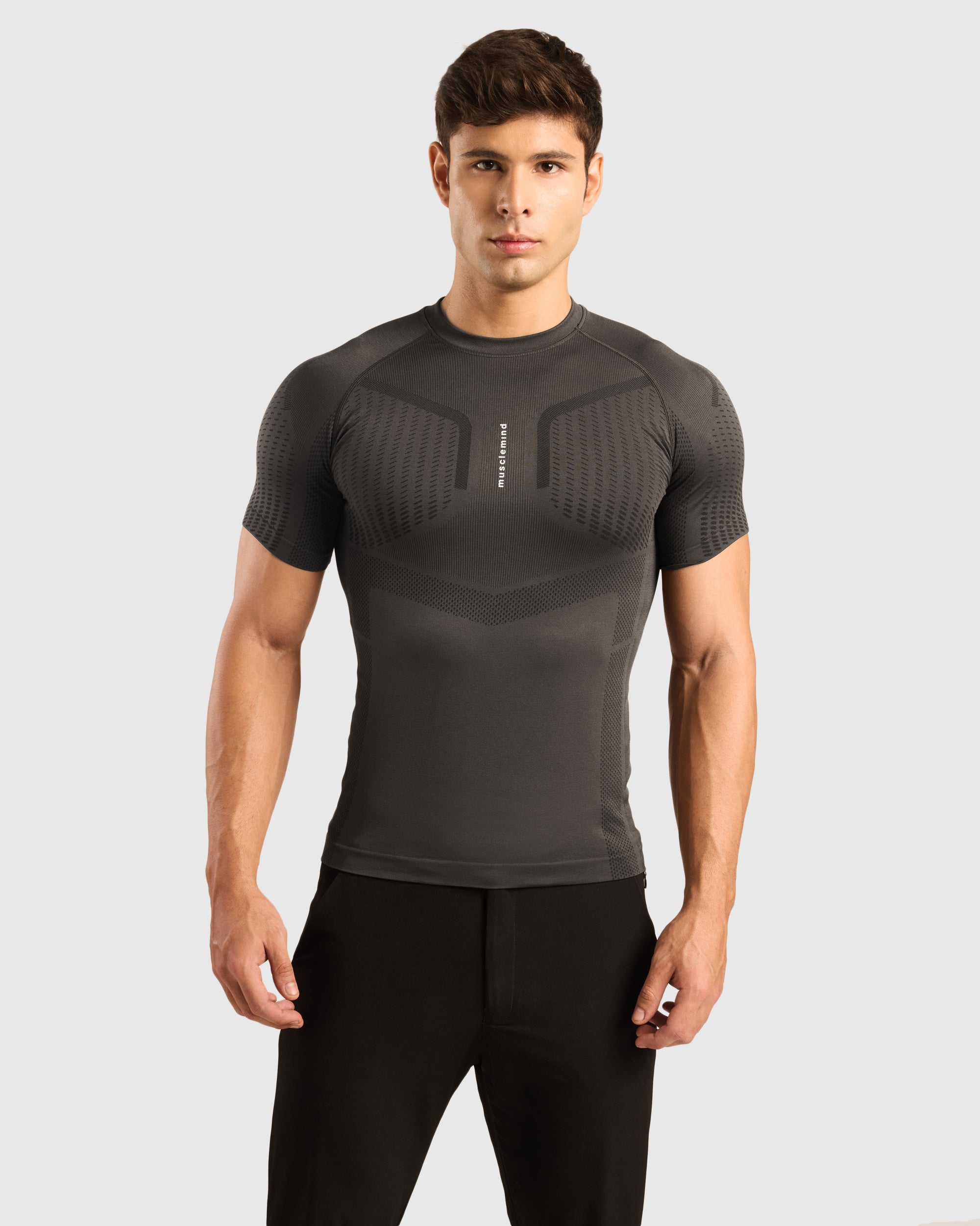 Seamless Compression Half Sleeve T-shirt