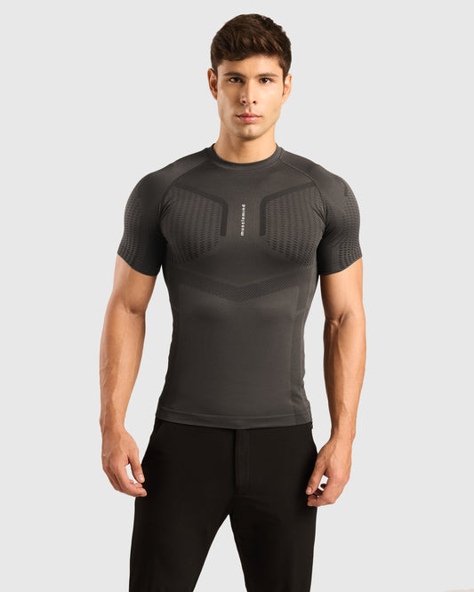Seamless Compression Half Sleeve T-shirt