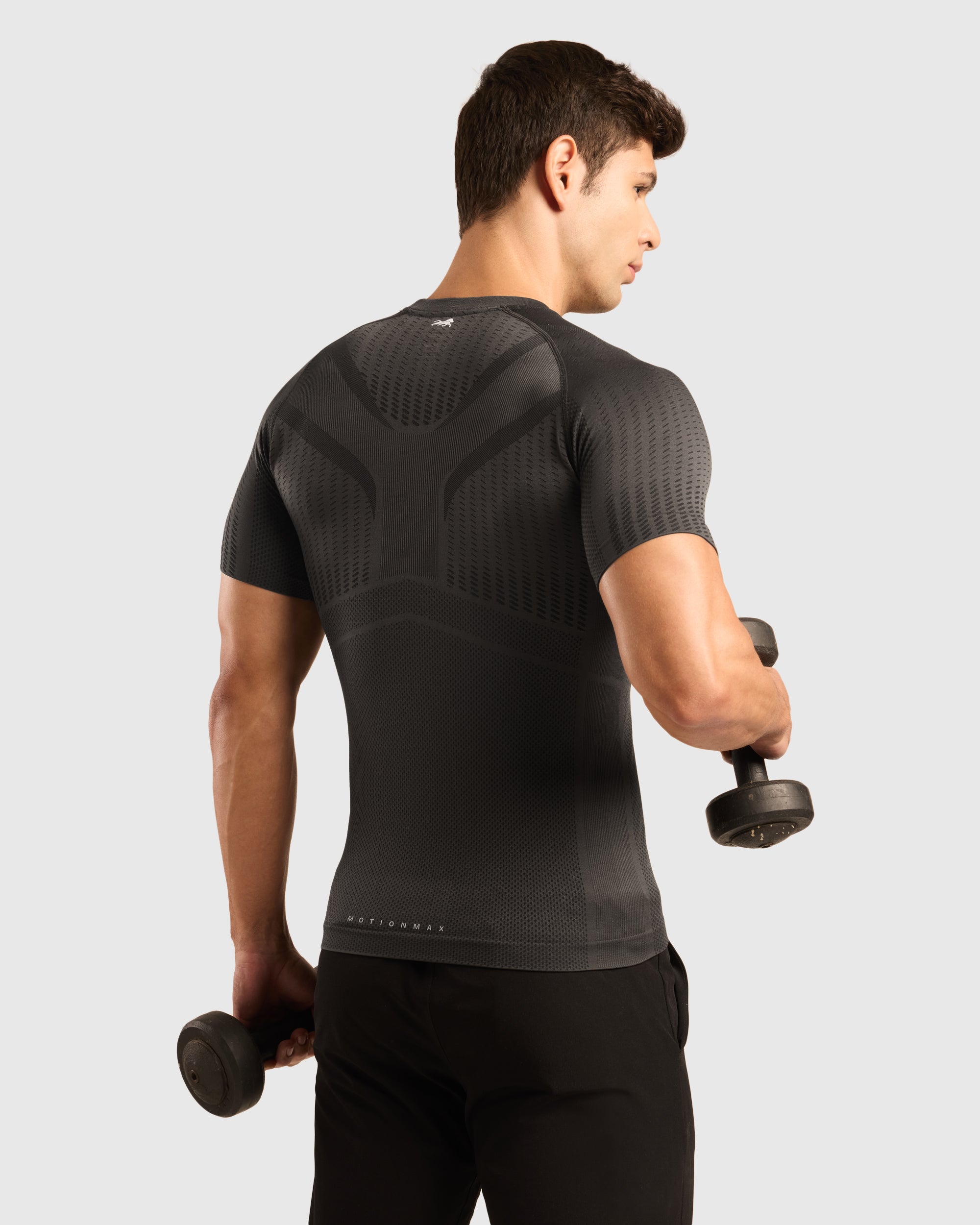 Seamless Compression Half Sleeve T-shirt