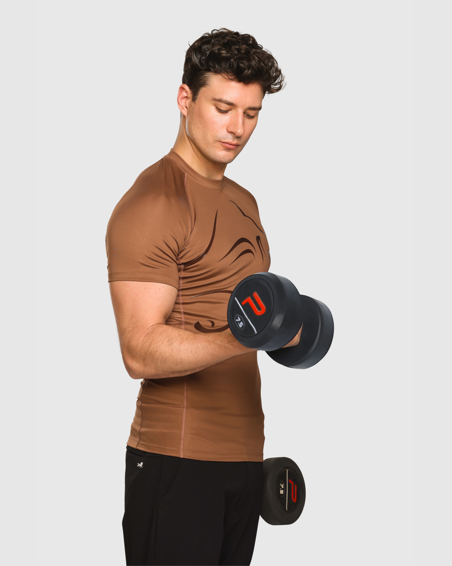 Mens Compression Half Sleeve T-shirt