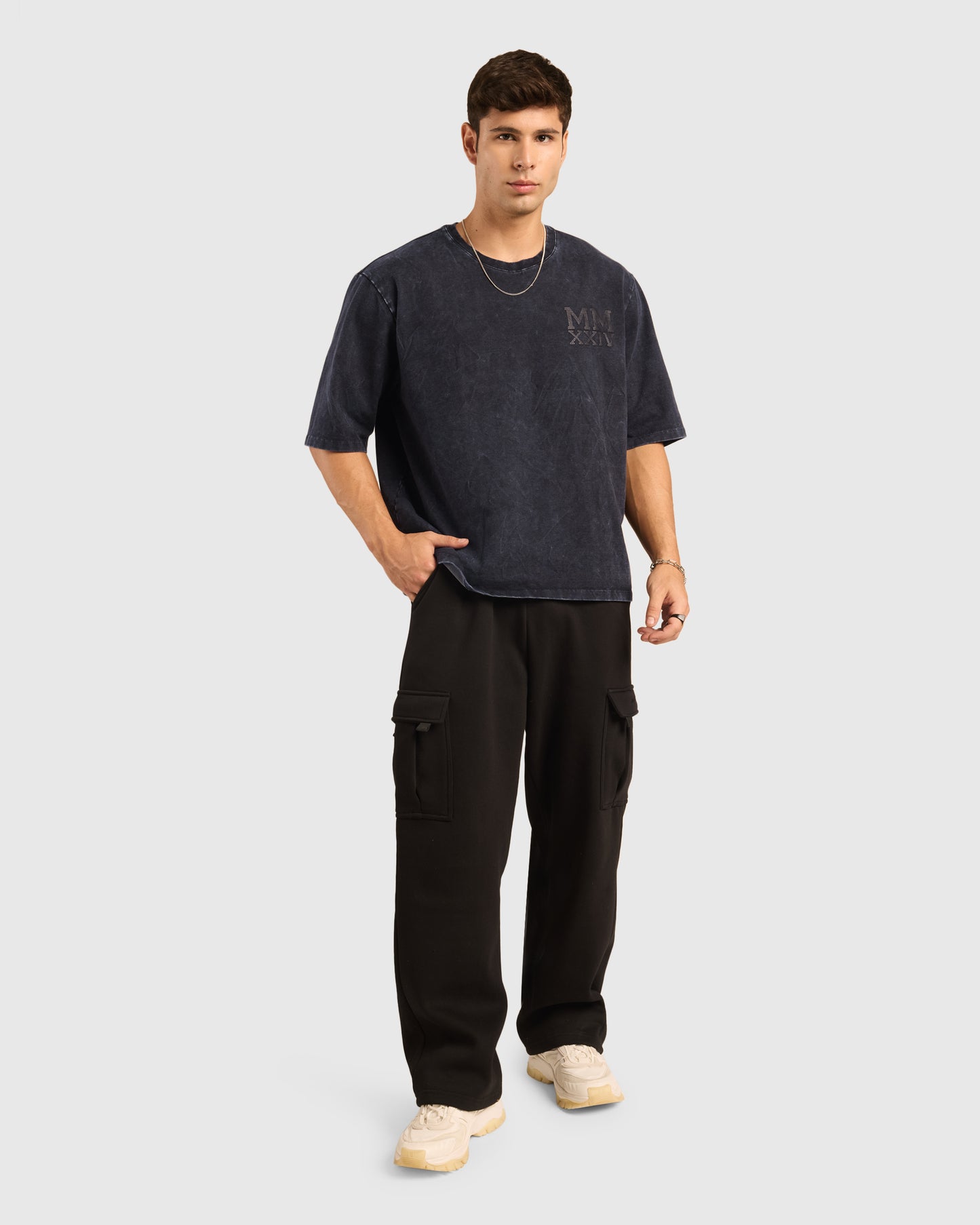 Mens Oversized Acid Wash T-Shirt