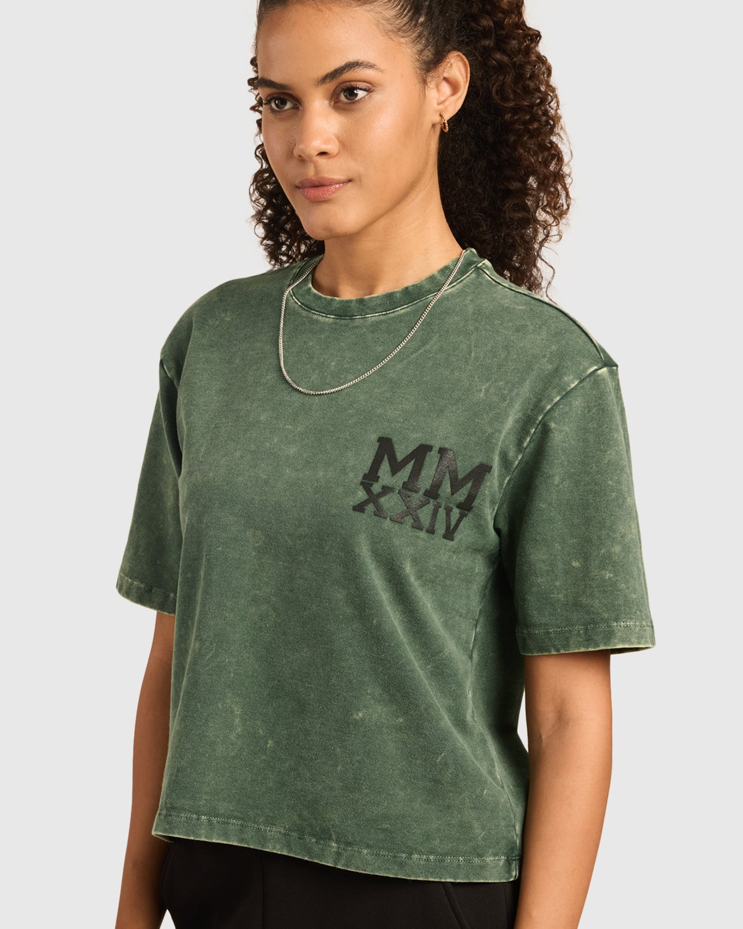 Womens Acid Wash Oversized T-shirt