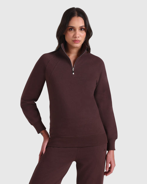 Cozy Go Quarter Zip Sweatshirt