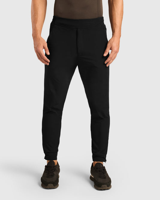 Gentleman's Joggers Jet Black