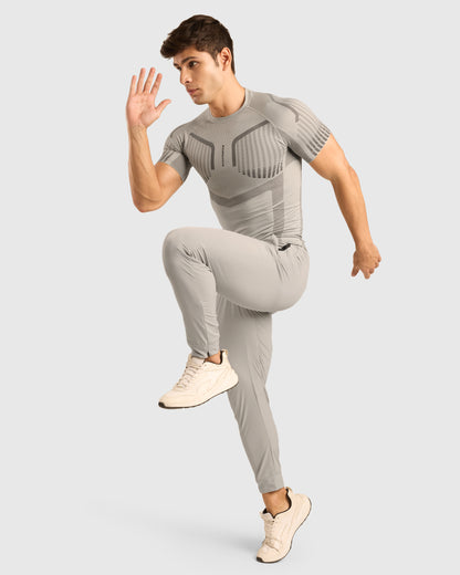 Seamless Compression Half Sleeve T-shirt