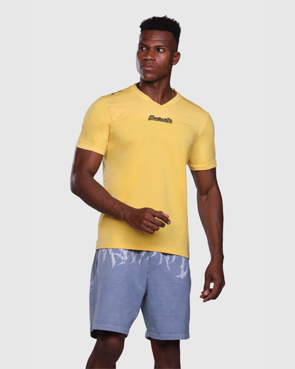 Mens Acid Wash Denim Shorts