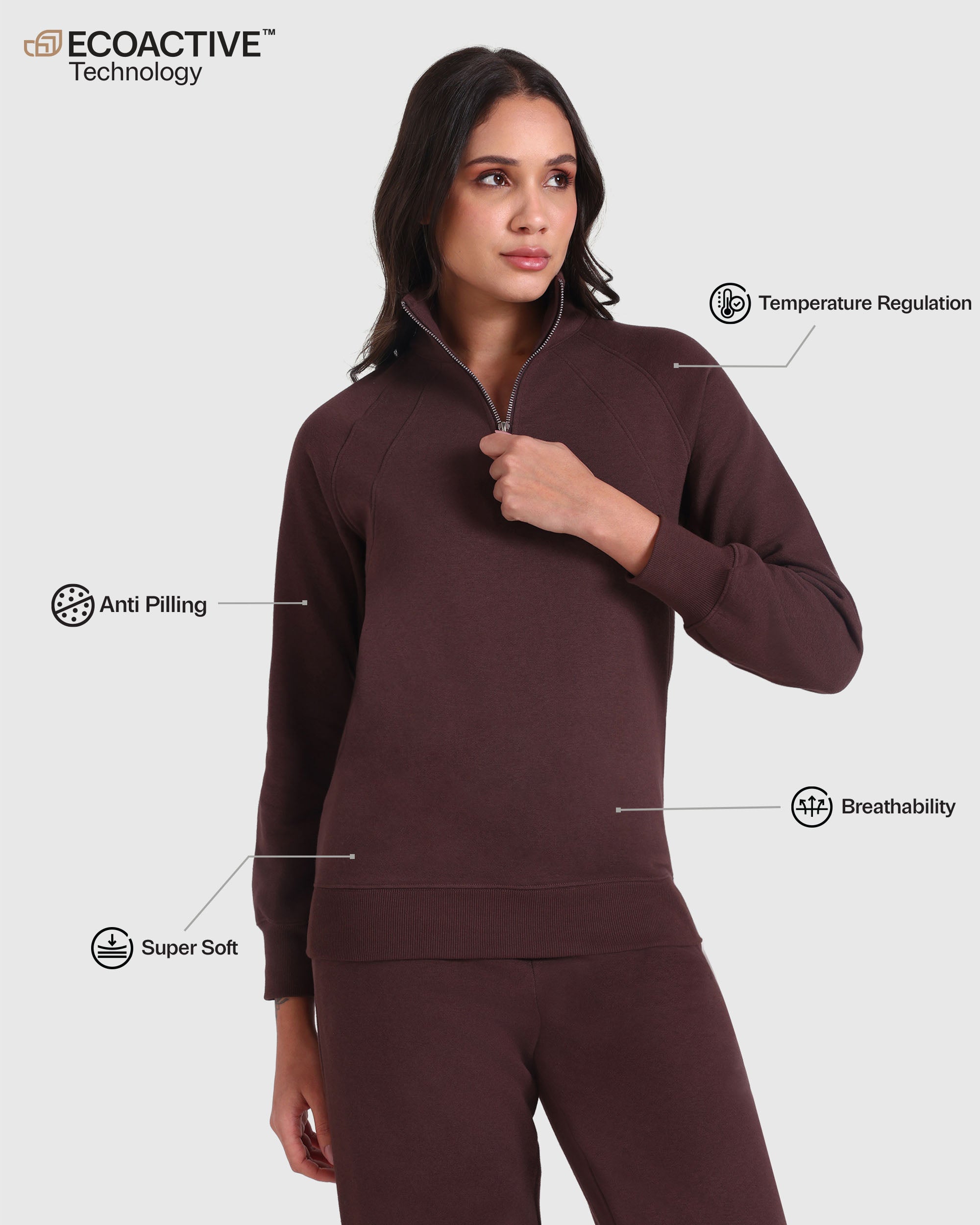 Cozy Go Quarter Zip Sweatshirt