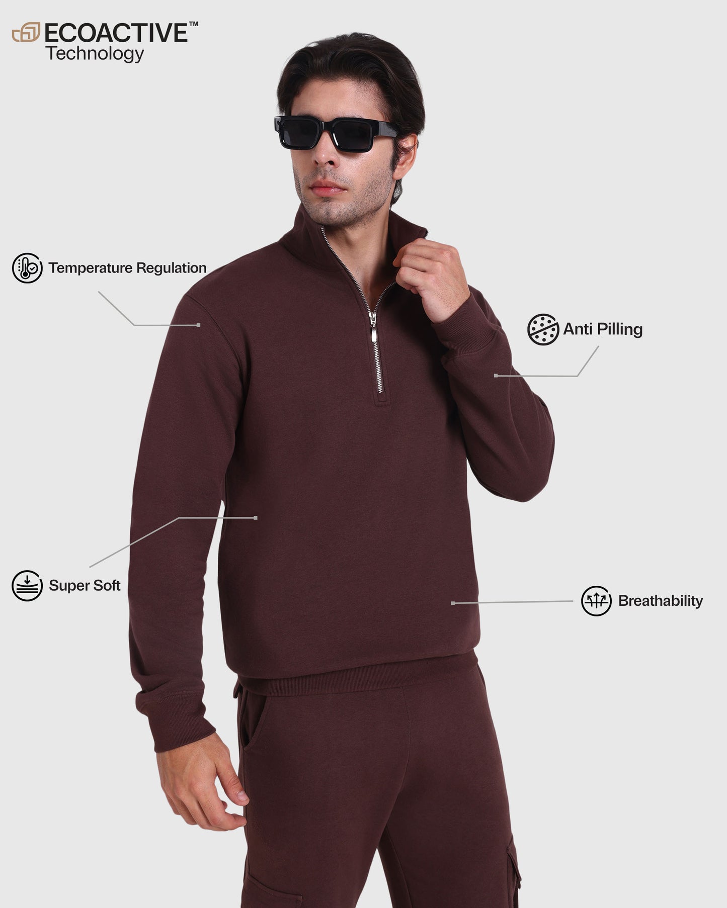 Urban Quarter Zip Sweatshirt