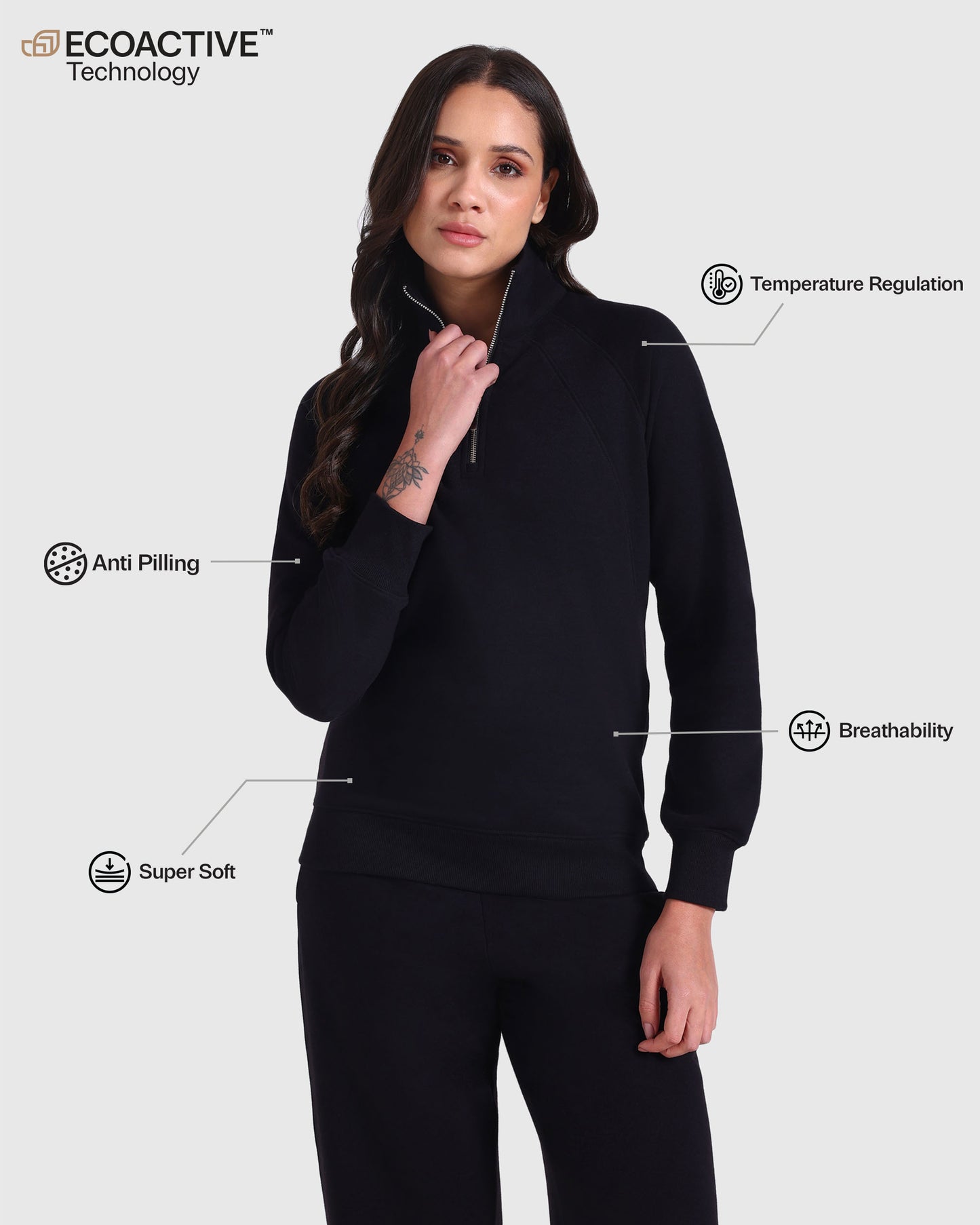 Cozy Go Quarter Zip Sweatshirt