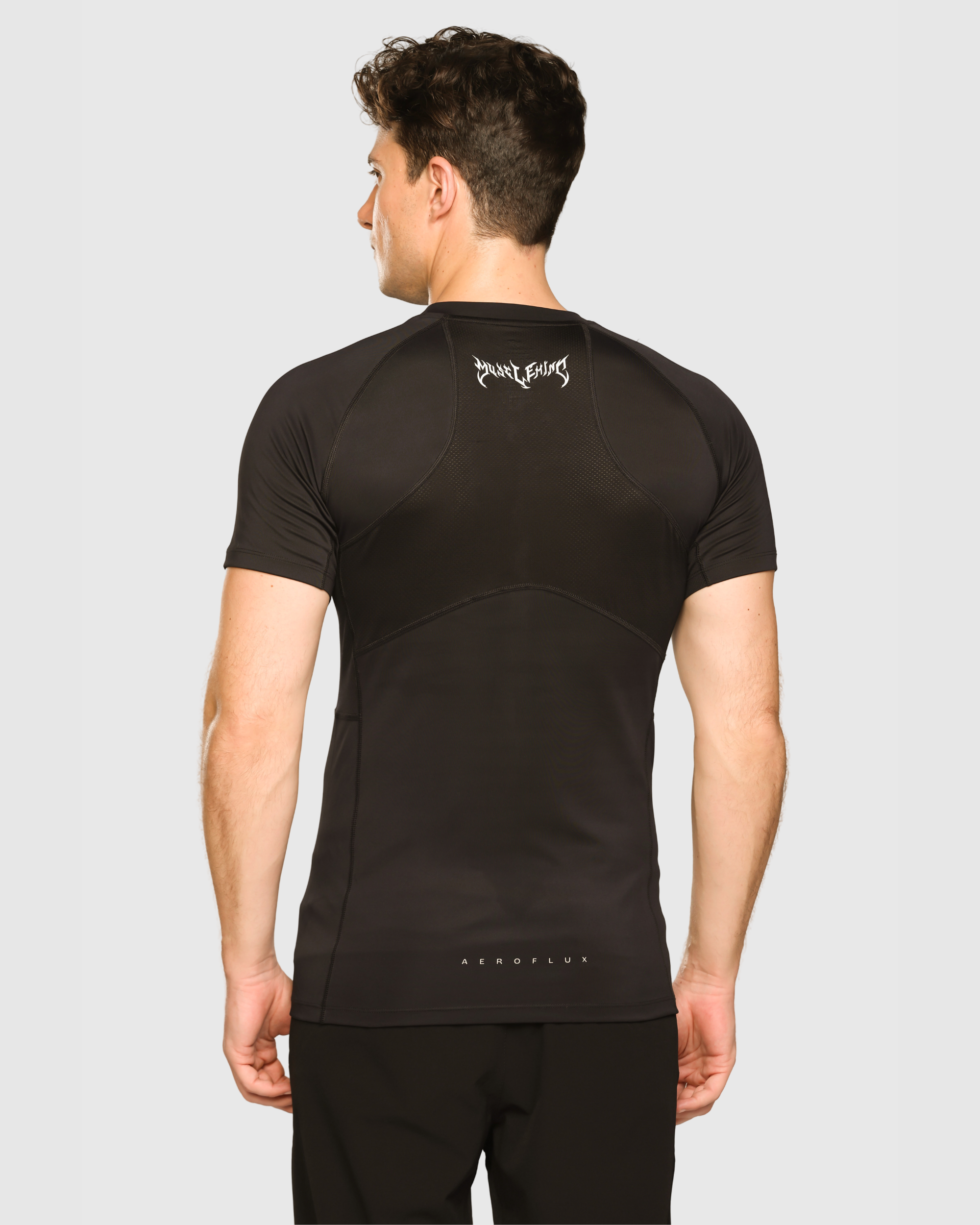 Mens Compression Half Sleeve T-shirt – Musclemind activeleisure