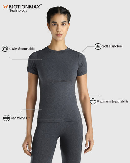 Womens Seamless Slim fit T-shirt