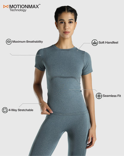 Womens Seamless Slim fit T-shirt