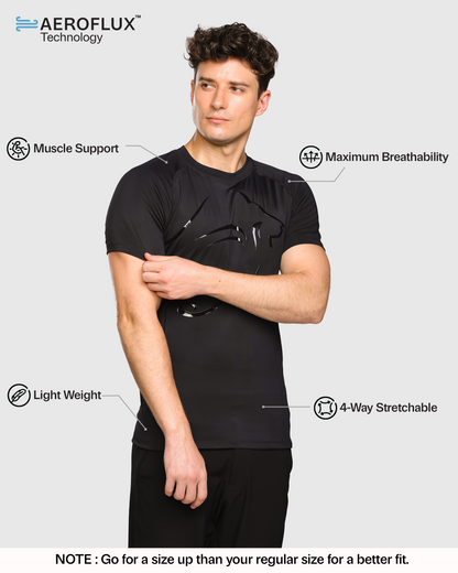 Mens Compression Half Sleeve T-shirt