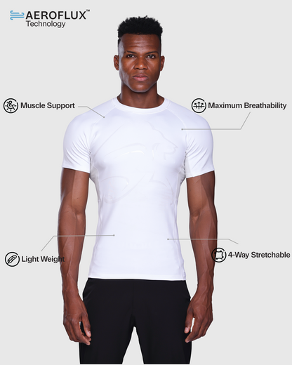 Mens Compression Half Sleeve T-shirt