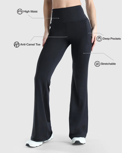 High Waist Flare Pants