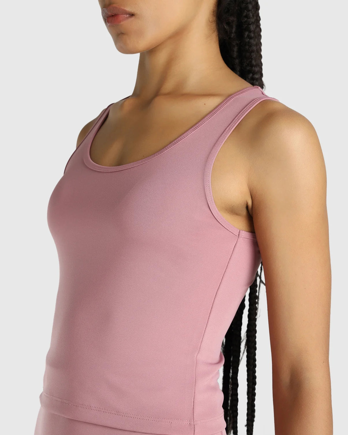 Womens Sports Bra + Womens Biker Shorts (Pink)