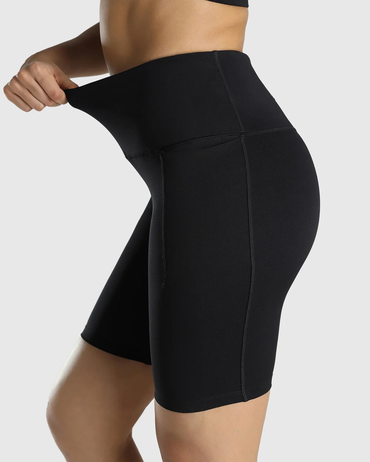 Womens Tank Top + Womens Cycling Shorts (Black)