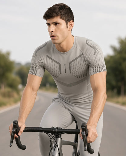 Seamless Compression Half Sleeve T-shirt