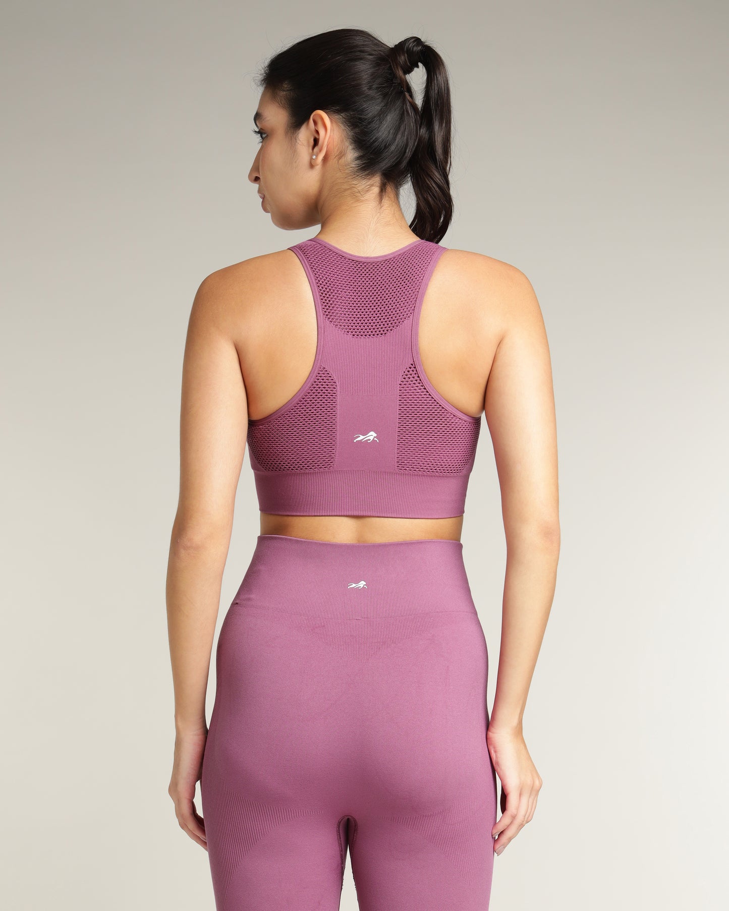 Adapt Bra Top Dark Mauve