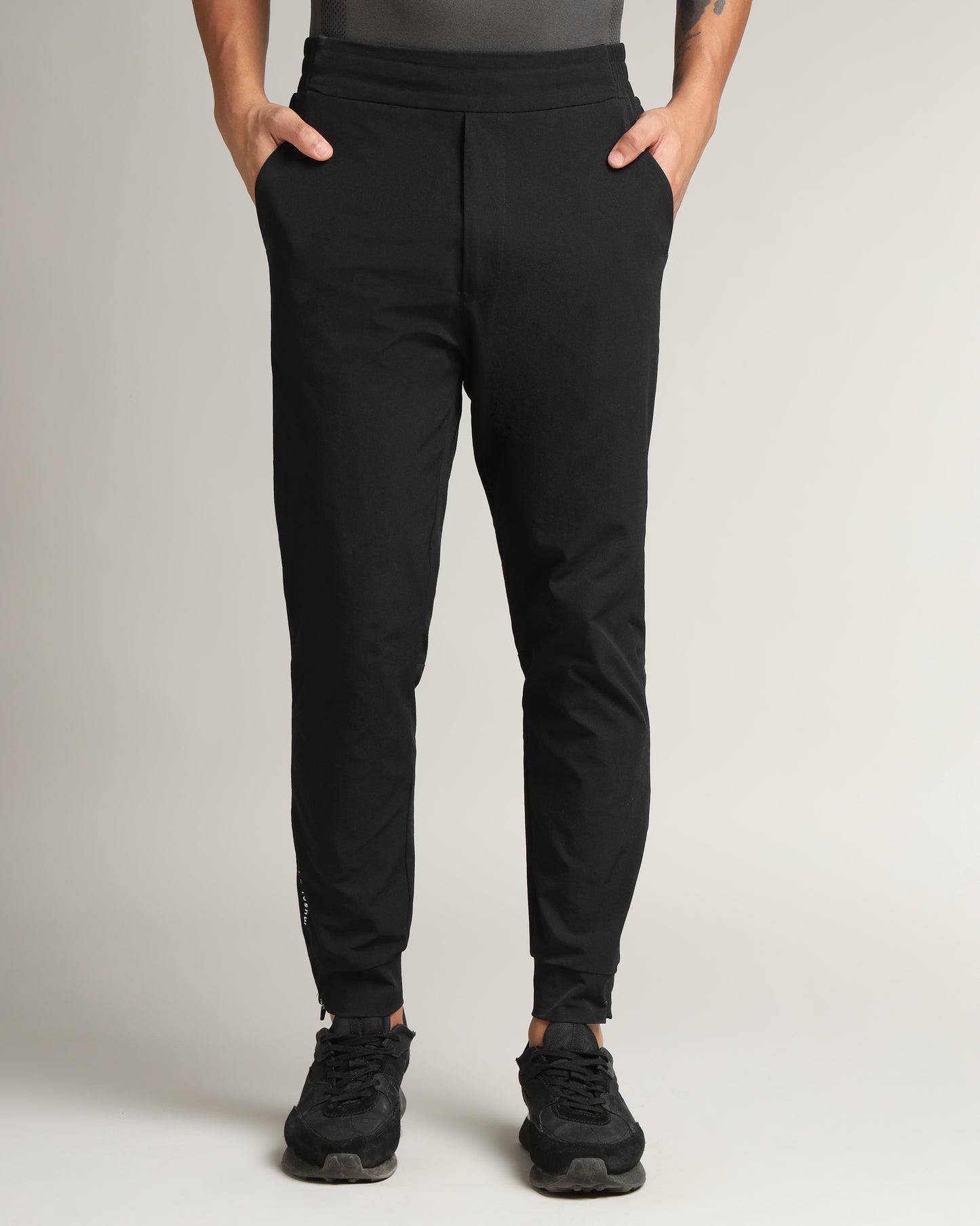 Gentleman's Joggers Jet Black