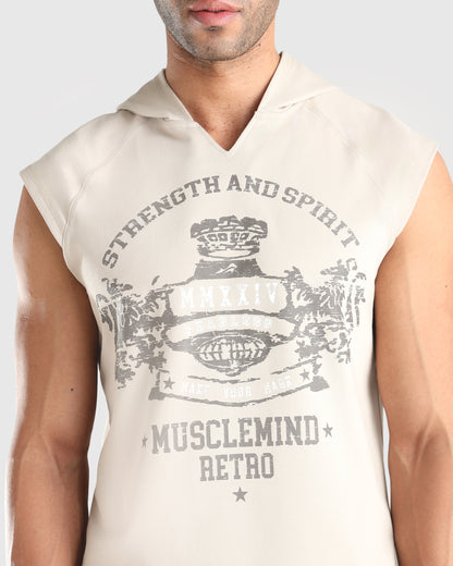 Mens Sleeveless Hoodie Tank