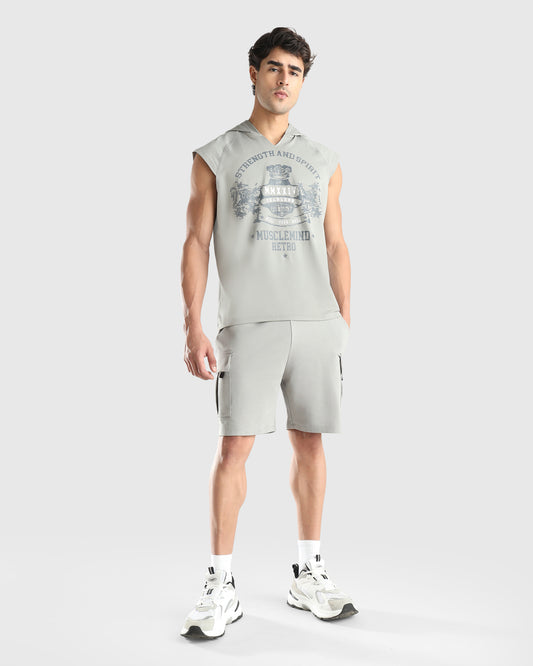 Men's Sleeveless Hoodie Tank
