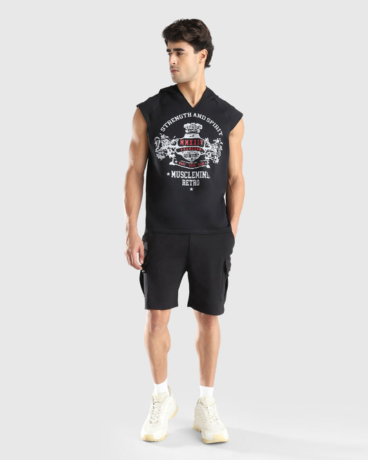 Men's Sleeveless Hoodie Tank
