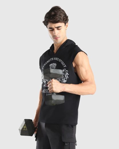 Mens Sleeveless Hoodie Tank