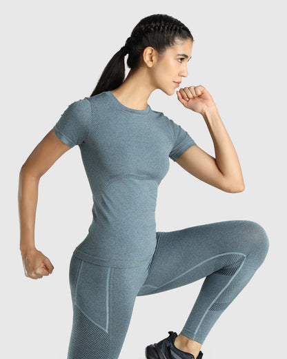 Womens Seamless Slim fit T-shirt