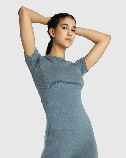 Womens Seamless Slim fit T-shirt