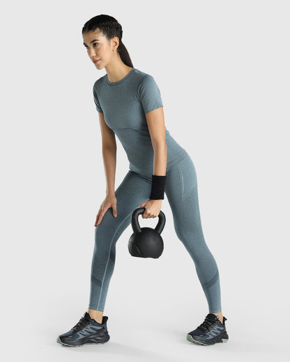 Womens Seamless Slim fit T-shirt