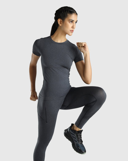 Womens Seamless Slim fit T-shirt