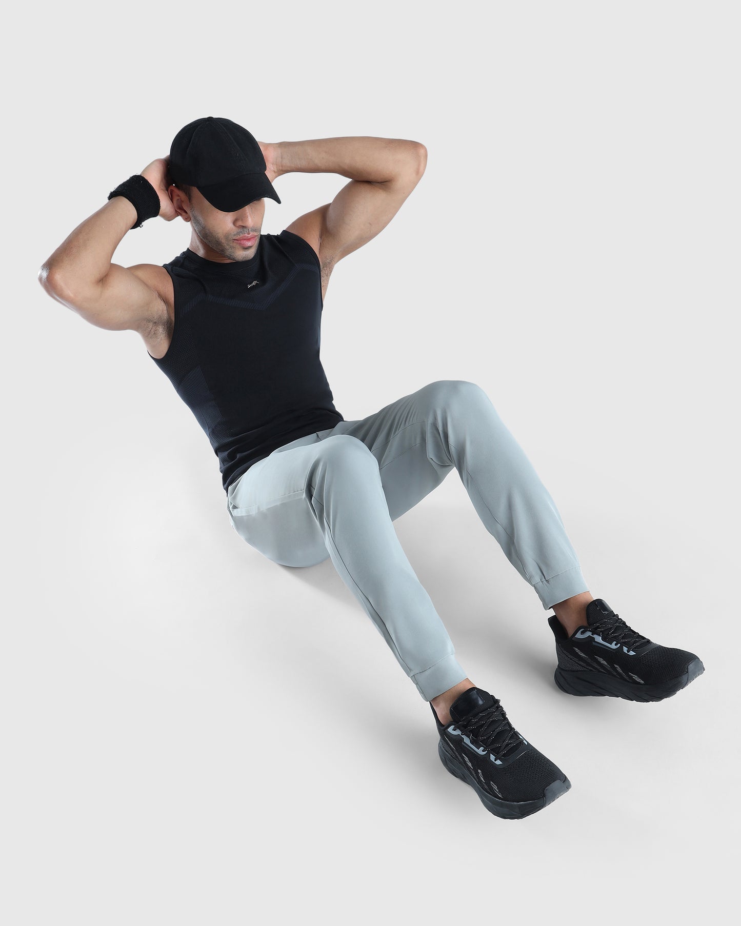 Men's Sleeveless Seamless Compression T-shirt