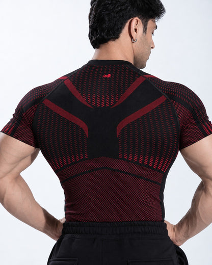 Seamless Compression Half Sleeve T-shirt