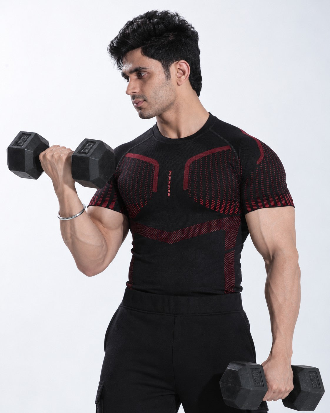 Seamless Compression Half Sleeve T-shirt