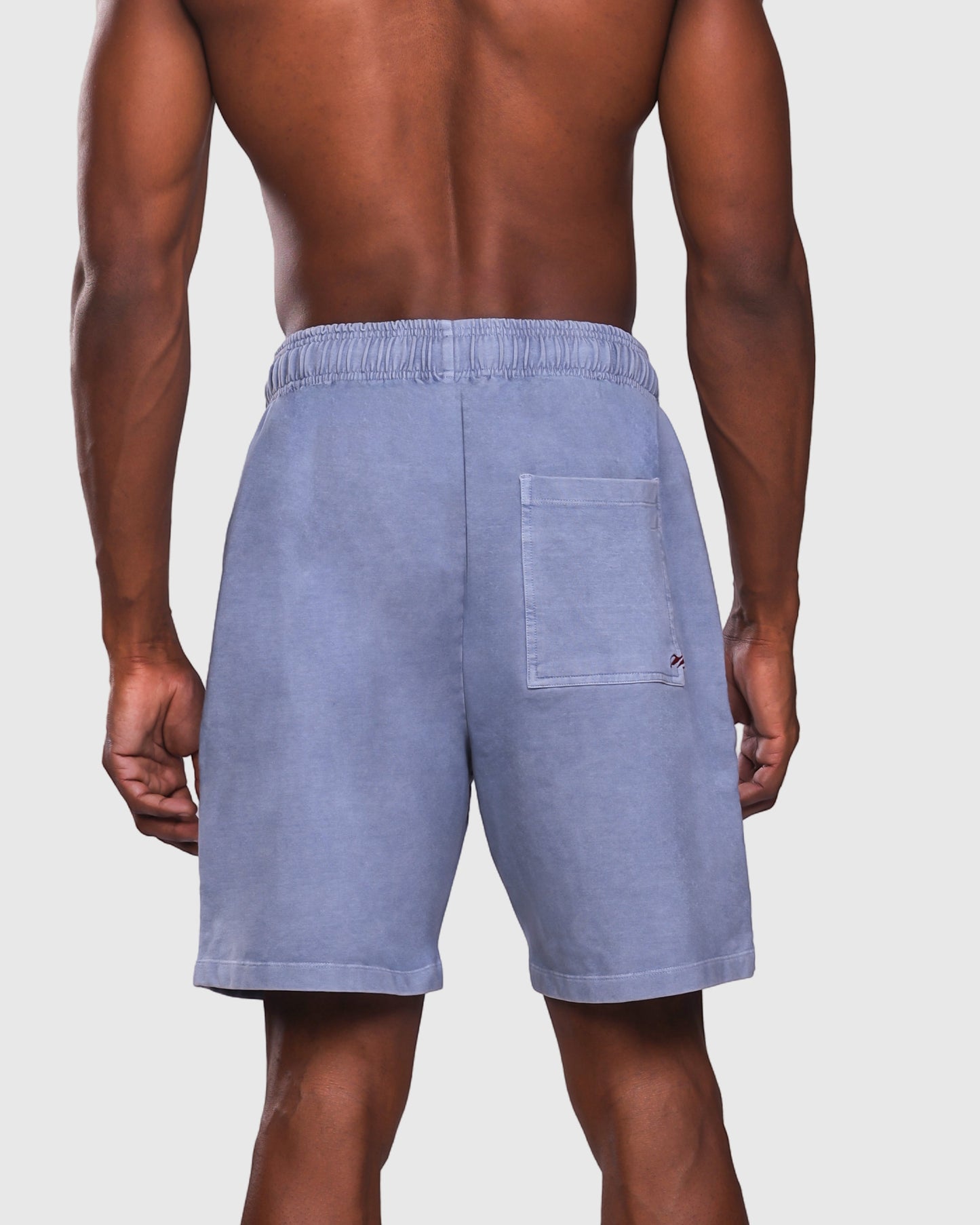 Mens Acid Wash Denim Shorts