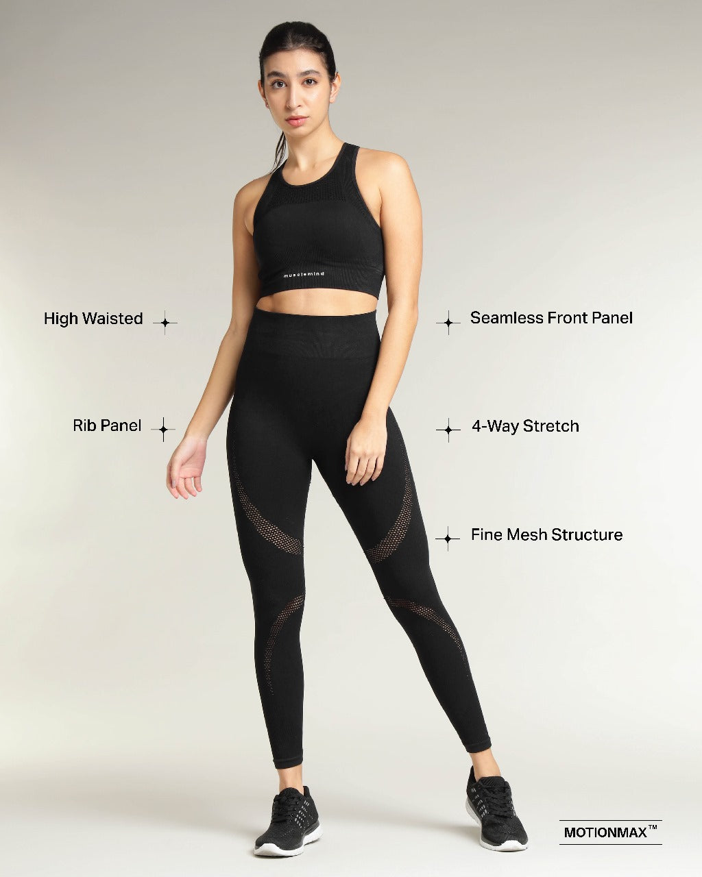 Power Leggings Jet Black