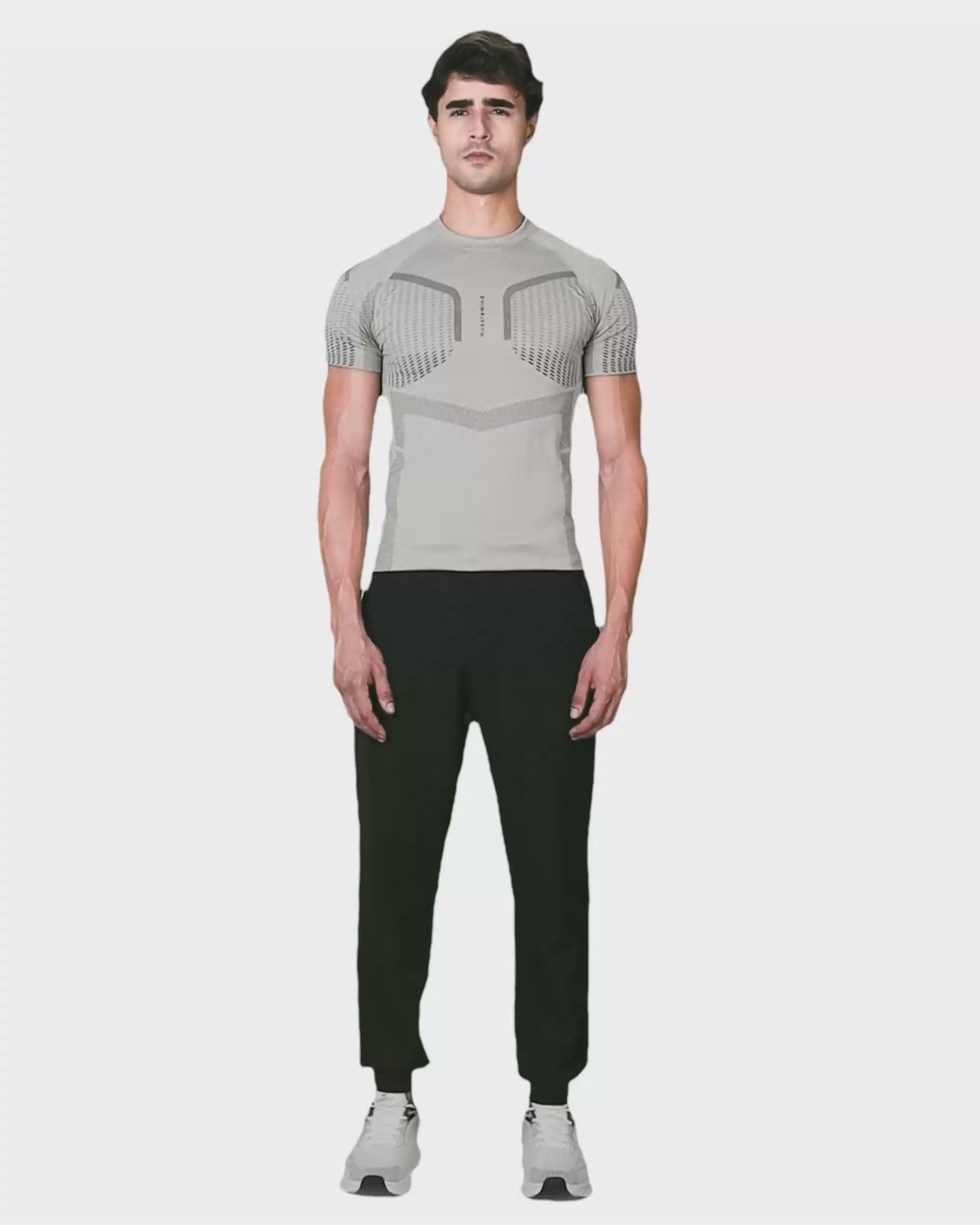 Seamless Compression Half Sleeve T-shirt