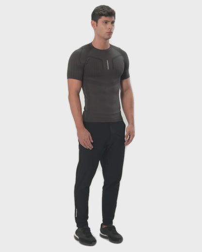 Seamless Compression Half Sleeve T-shirt